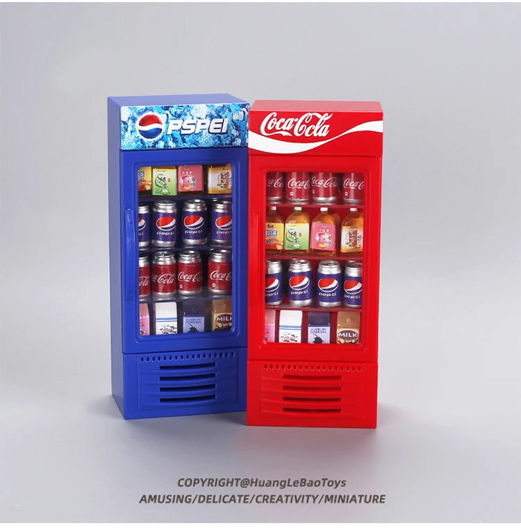 Frigorifero Decorativo Mini A Forma Di Cola Per Auto Radiocomandata 1/10 Modelli Axial SCX10 TRX4 Defender