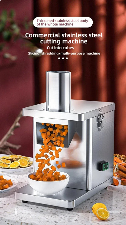 Tagliaverdure Multifunzionale In Acciaio Inossidabile Per Frutta Verdura Affettatrice E Taglio Cubico Da Cucina