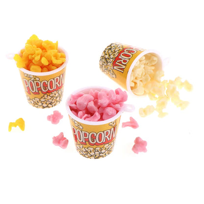 1:12 Snack per secchiello per popcorn in miniatura per casa delle bambole Fai finta di giocattoli per la decorazione alimentare