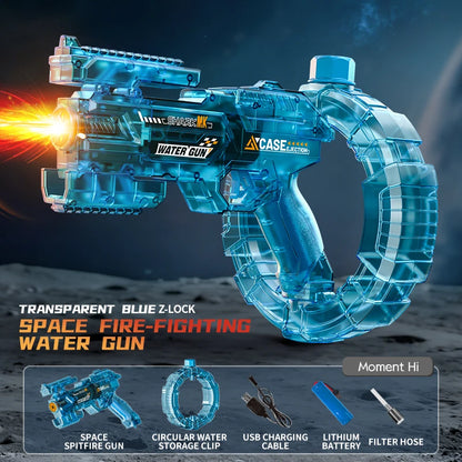 Pistola Ad Acqua Elettrica Potente Per Esterni Blaster Acqua Spruzzi Per Spiaggia E Giochi Estivi