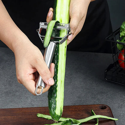 Pelapatate Multifunzionale In Acciaio Inox Con Grattugia E Affettatrice Per Verdure Frutta Julienne