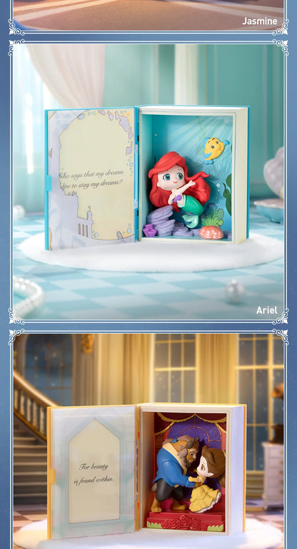 Pop Mart Disney Princess Fairy Tales Scene Sets Figura Da Scrivania PVC 9,5 cm Scatola Misteriosa