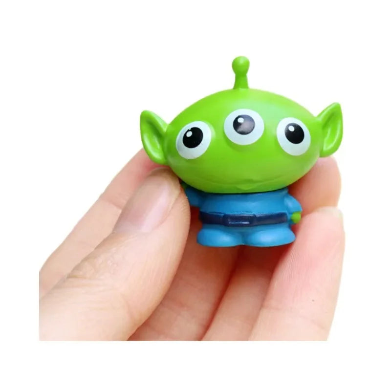 Toy Story 4 Woody Buzz Lightyear Versione Q Action Figure Mini Bambole Giocattoli per Bambini Modellini Regalo di Compleanno per Bambini