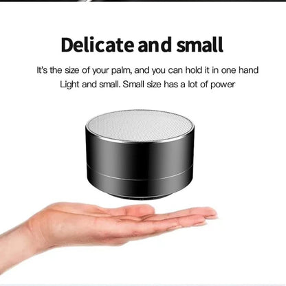 A10 Subwoofer esterno Mini altoparlante portatile Radio FM Altoparlante musicale Altoparlante wireless in lega di alluminio