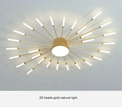 Lampada Da Soffitto Led A Forma Di Fiore Per Soggiorno E Camera Da Letto, Luce Moderna Sala Da Pranzo