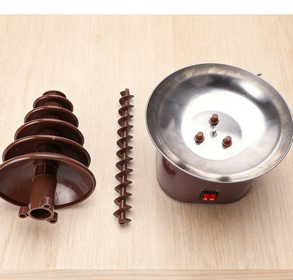 Fontana Di Cioccolato Elettrica Portatile A 5 Livelli In Acciaio Inox Per Feste In Casa