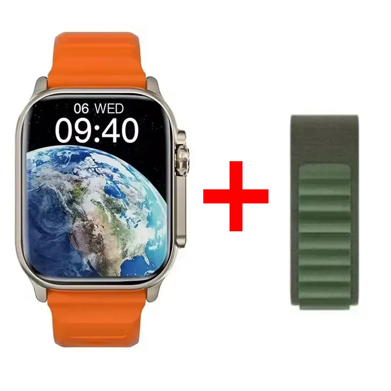 Nuovo Smartwatch 2026 Watch 10 Ultra 49mm con NFC, GPS, Chiamate Bluetooth, Musica BT, Giochi e Ricarica Wireless per Uomo e Donna