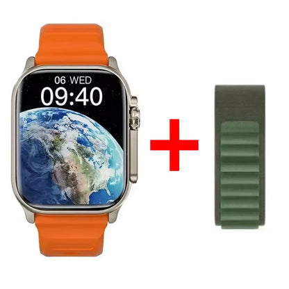 Nuovo Smartwatch 2026 Watch 10 Ultra 49mm con NFC, GPS, Chiamate Bluetooth, Musica BT, Giochi e Ricarica Wireless per Uomo e Donna