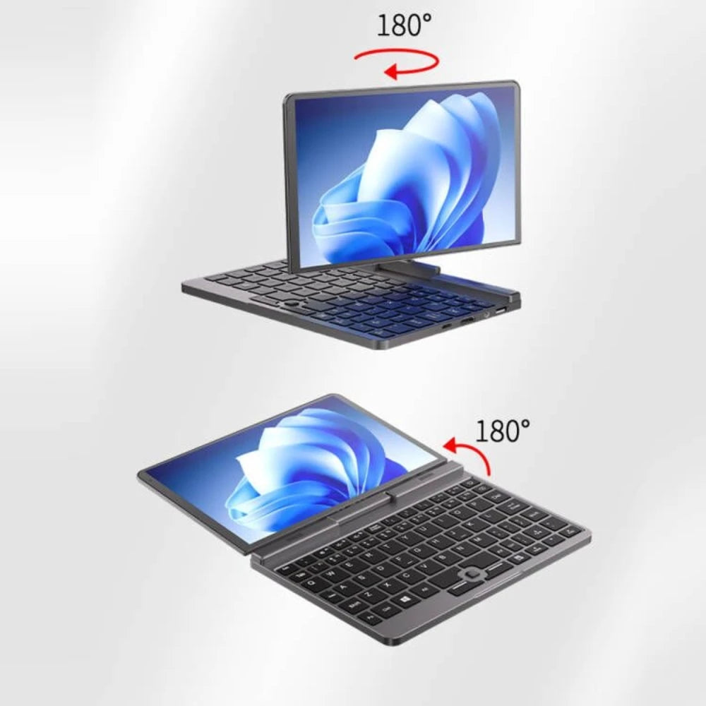 Crelander P8 Mini Laptop Da Gioco 8 Pollici Schermo Touch Intel Alder Lake N100 12GB DDR5 Windows 11 WiFi 6