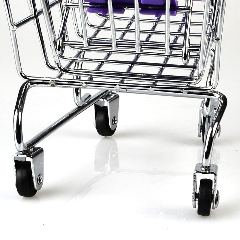 Carrello Della Spesa In Miniatura Per Scrivania Decorazione Casa Gioco Per Bambini