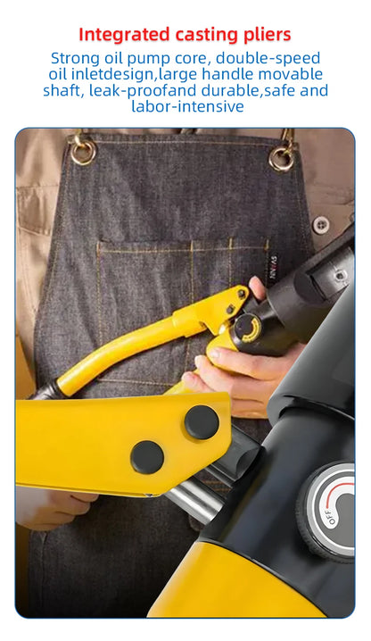6-120 Pinza a crimpare idraulica YQK-120 Pressione 6T Utensili idraulici domestici Pinza idraulica Pinza a crimpare terminale cavo fai da te