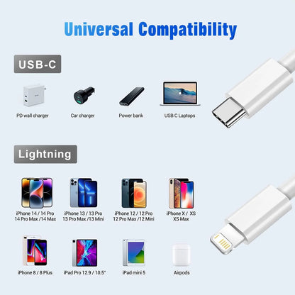 Cavo Lightning PD 27W USB C a Lightning Certificato MFi Per iPhone 14 13 12 11 Pro Max