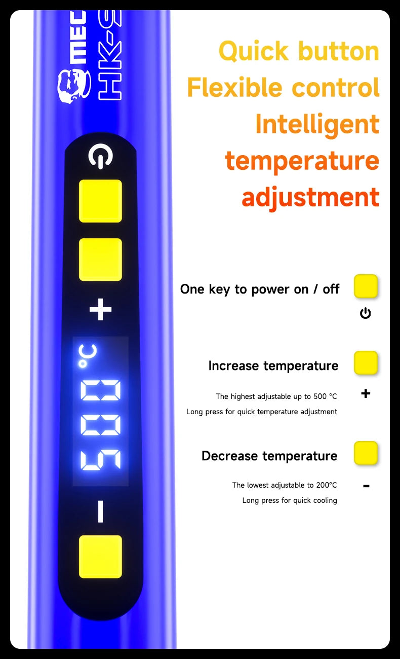 MECCANICO 90W Antistatico Termostatico Saldatore Elettrico Display Digitale Riscaldamento Veloce 180-500 ° C regolabile per la riparazione del telefono