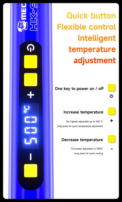 MECCANICO 90W Antistatico Termostatico Saldatore Elettrico Display Digitale Riscaldamento Veloce 180-500 ° C regolabile per la riparazione del telefono