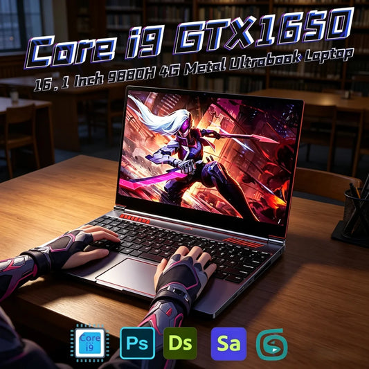 Potente Laptop da Gaming Elite con Schermo 16.1 Pollici, GPU RTX 4050, Processore Intel Core i9, Windows 11, RAM fino a 64GB e SSD 4TB