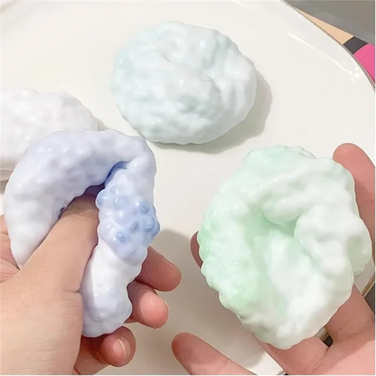 Squishy sottovuoto modellabili Palla di sabbia Palla antistress per uva Palla rumorosa antistress Desktop Spremitura Giocattolo lenitivo Regalo di compleanno