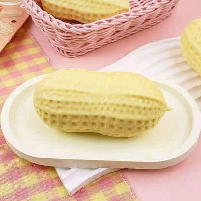 1 pz Pallina Antistress a Forma di Arachide, Giocattolo Morbido e Croccante, Giocattolo Sensoriale ASMR Anti-Stress
