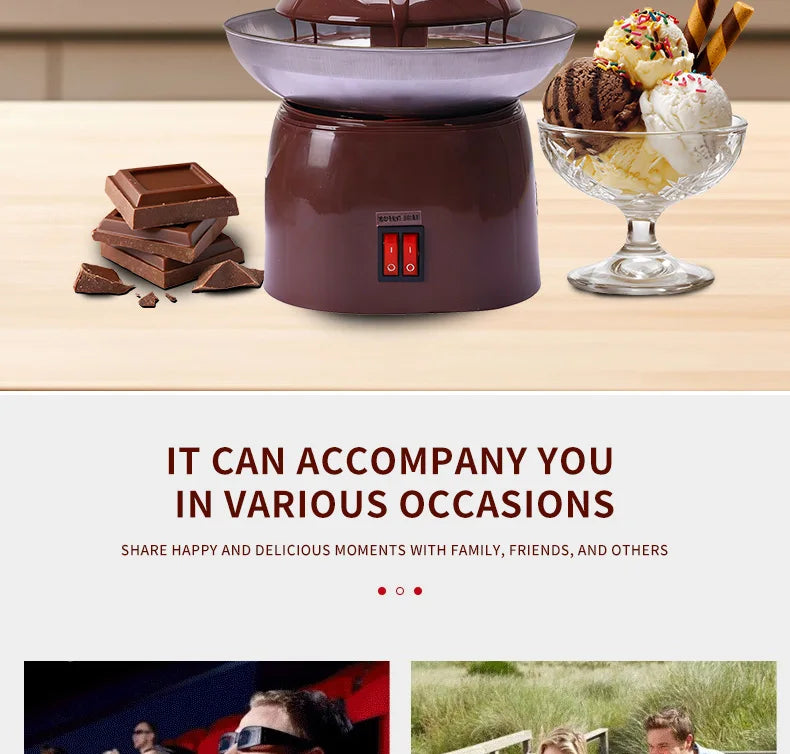 Fontana Di Cioccolato Elettrica Portatile A 5 Livelli In Acciaio Inox Per Feste In Casa
