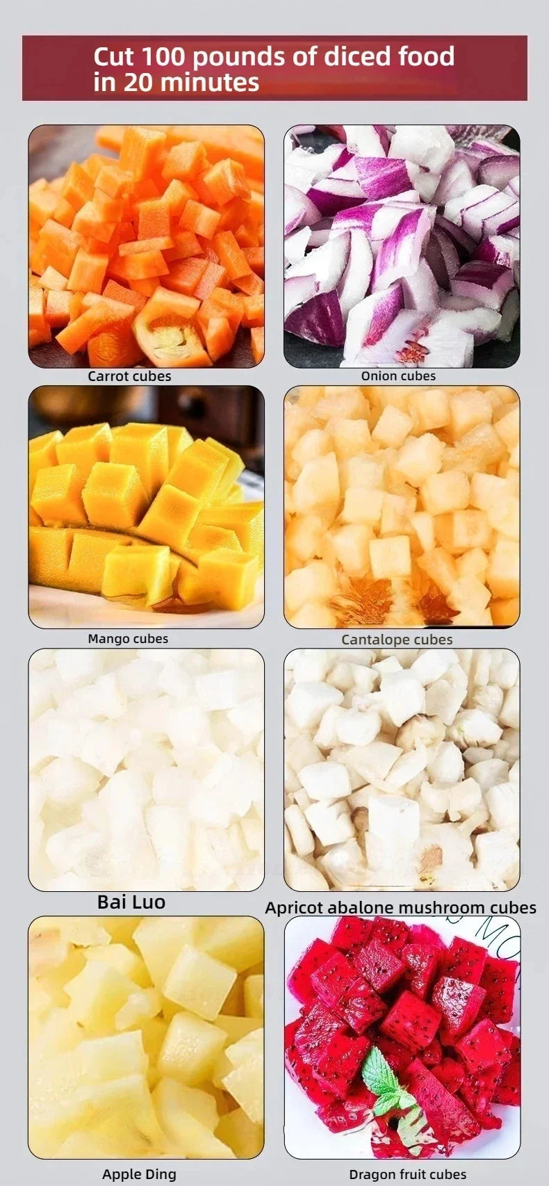 Tagliaverdure Multifunzionale In Acciaio Inossidabile Per Frutta Verdura Affettatrice E Taglio Cubico Da Cucina