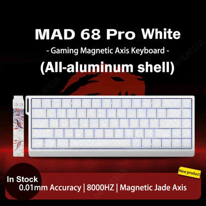 MADLIONS Mad 60he Mad60HE Mad 68HE Tastiera meccanica Interruttore magnetico Wired Hot Swap 8K Velocità di traina Tastiera da gioco personalizzata