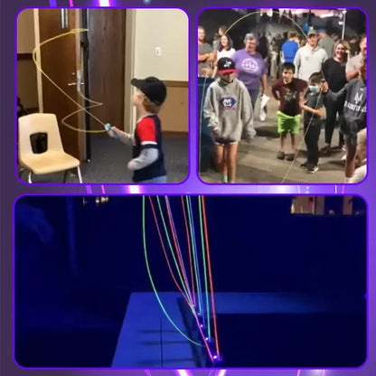 Lanciatore Di Corda Luminoso Per Bambini Lasso Interattivo Portatile Per Giochi E Decompressione