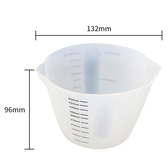 Misurini In Silicone Grandi 500 Ml E 250 Ml Per Colata Gioielli In Resina Epossidica