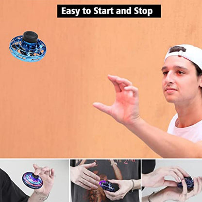 NUOVO LED Flying UFO Spinner Fingertip, aggiornamento volo elicottero Gyro Flyorb Hover Ball, mini drone aereo giocattolo, regalo di Natale