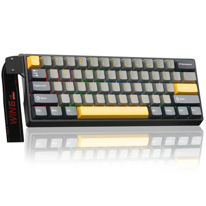 Tastiera Meccanica Gaming AULA WIN60 HE Pro MAX Cablata con Switch Magnetici a Effetto Hall, RT Regolabile, Hot-Swap, 8000Hz per Esport