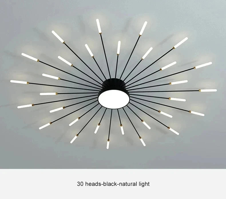 Lampada Da Soffitto Led A Forma Di Fiore Per Soggiorno E Camera Da Letto, Luce Moderna Sala Da Pranzo