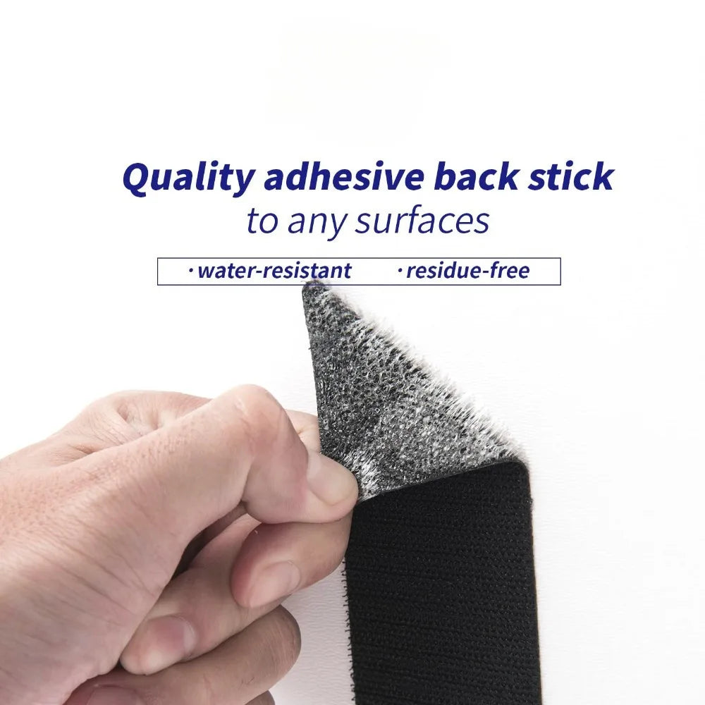 Nastro Velcro Autoadesivo Forte In Nylon Con Colla 10 Pezzi Per Fai Da Te E Artigianato