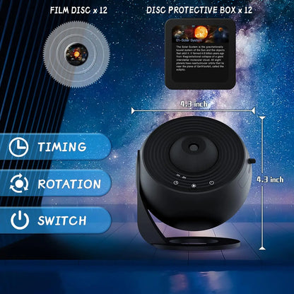 Proiettore Stellare 13 in 1 Per Camera Da Letto Galaxy Aurora Notturno Luce Diffusa Per Bambini e Adulti