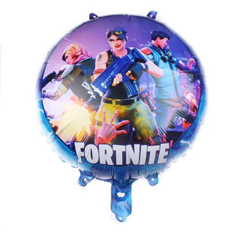 Set Di Palloncini Fortnite In Lattice E Foil Per Compleanno Bambini Decorazioni Festa