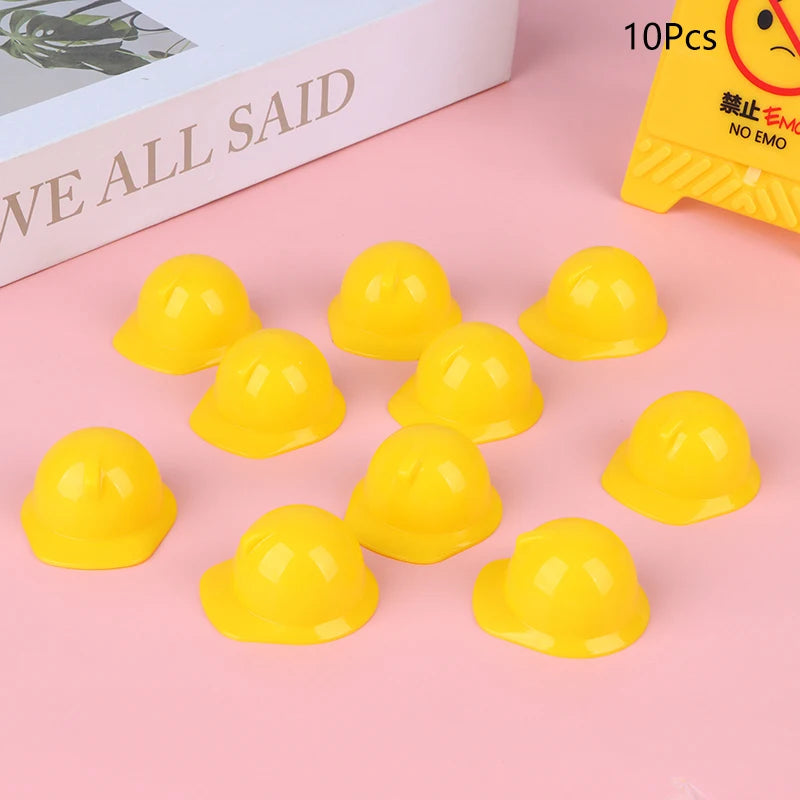Kit Dieci Caschi Miniatura 1 12 Per Casa Delle Bambole Accessori Di Sicurezza Decorativi