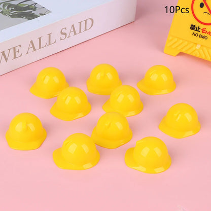 Kit Dieci Caschi Miniatura 1 12 Per Casa Delle Bambole Accessori Di Sicurezza Decorativi