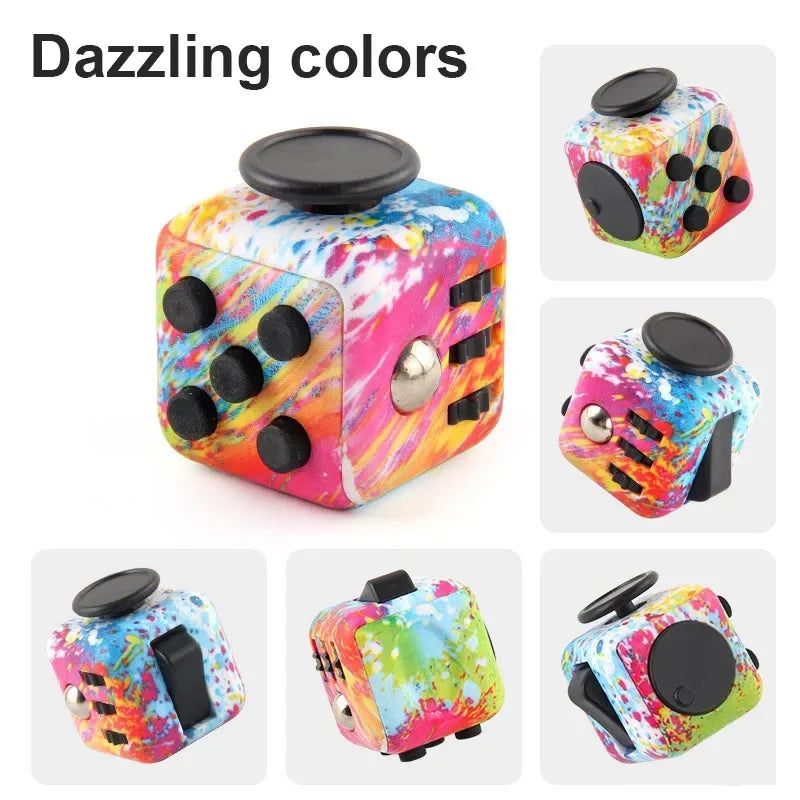 Dadi Di Decompressione Fidget Monocolore Per Sollievo Dallo Stress Rilascio Ansia Adulti E Bambini