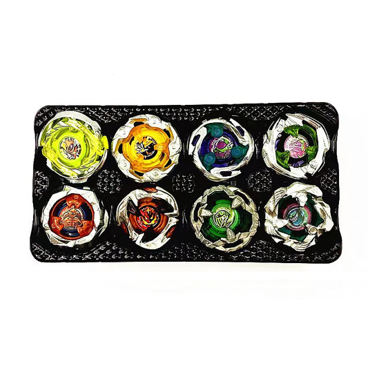 Gyro Top Da Battaglia In Metallo Con Impugnatura Lanciatori Kit Spinner Per Collezione