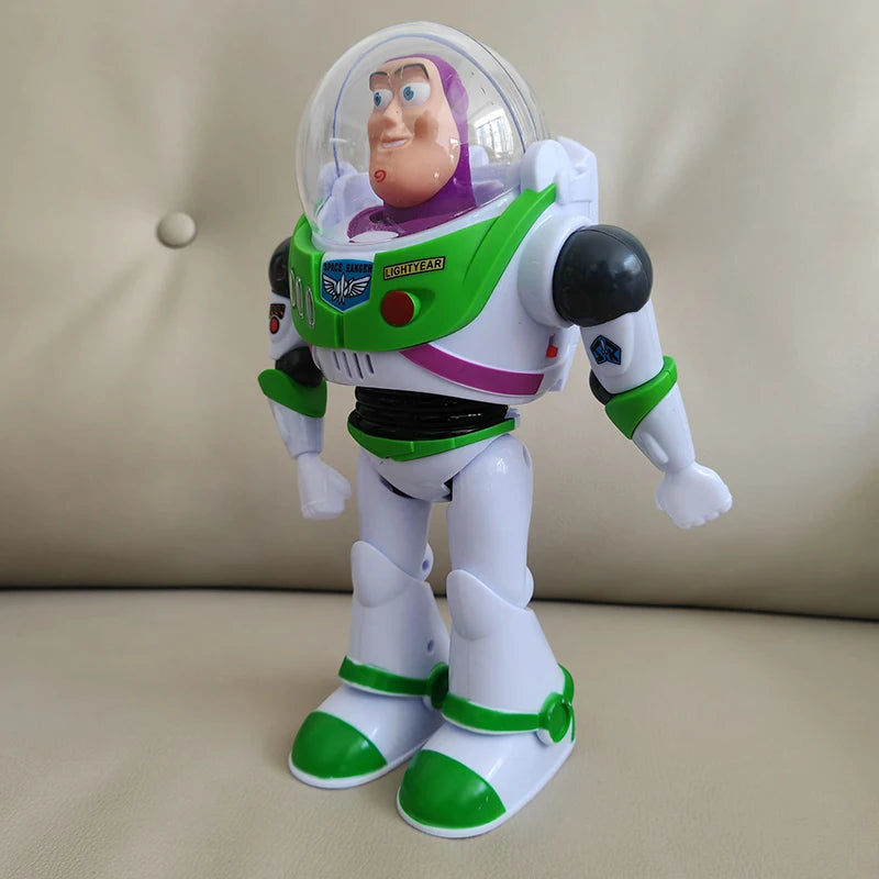 Nuovo disponibile Toy Story Buzz Lightyear Robot da passeggio elettrico bambola Action Figure Pixar modello giocattolo adatto per regalo di compleanno per bambini