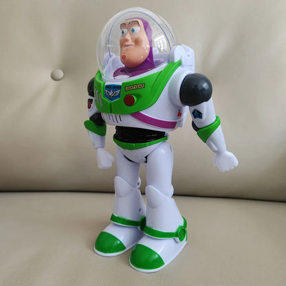 Nuovo disponibile Toy Story Buzz Lightyear Robot da passeggio elettrico bambola Action Figure Pixar modello giocattolo adatto per regalo di compleanno per bambini