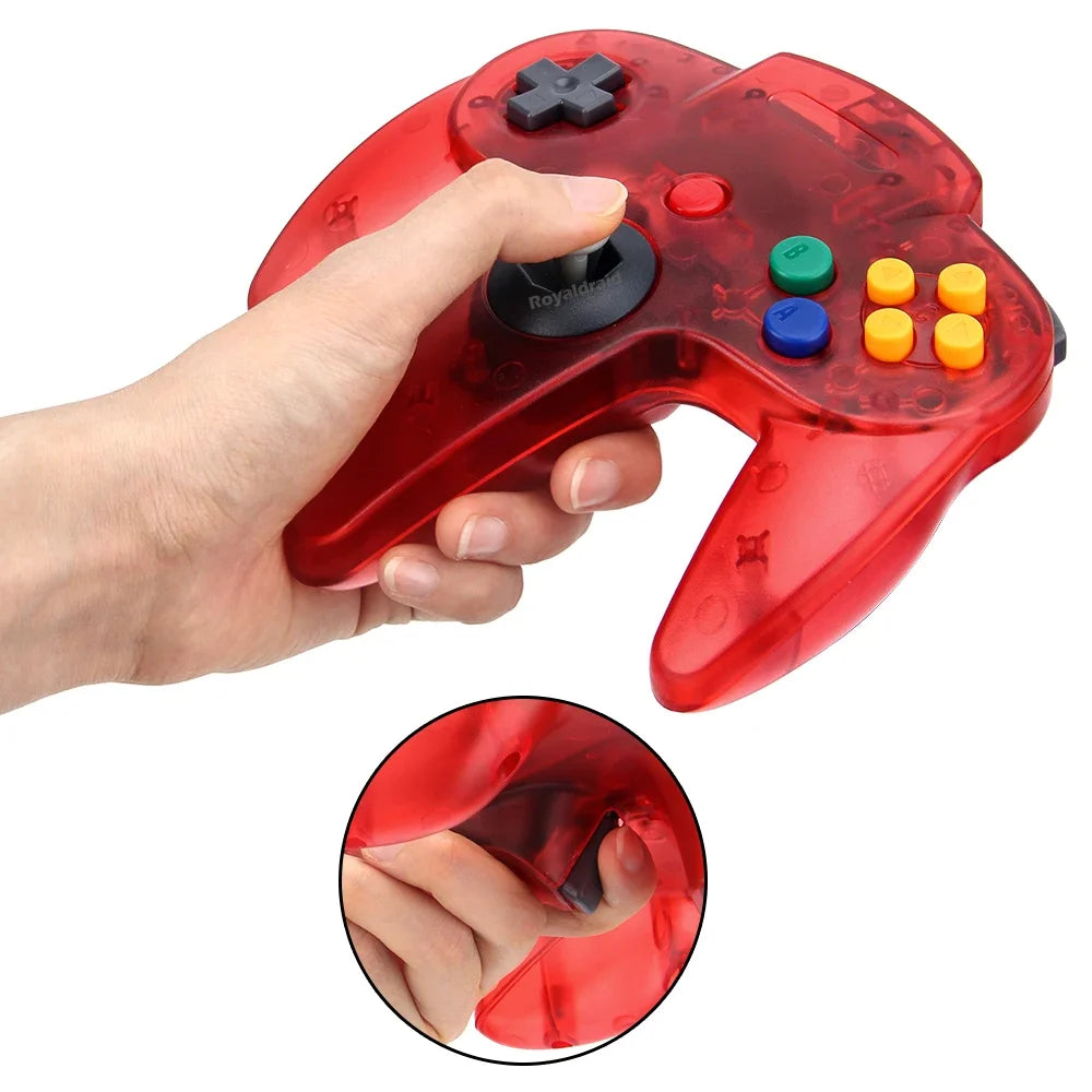 Gamepad cablato a 8 colori per console N64 Joypad Control per N64 Joystick classico Console di gioco retrò Accessori per gamepad