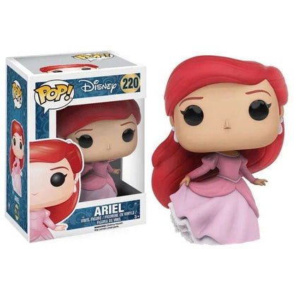 Nuova principessa Ariel FUNKO POP # 220 Belle # 221 Cenerentola # 222 Rapunzel # 223 Tiana # 224 Merida # 324 Action Figure per regalo per bambini