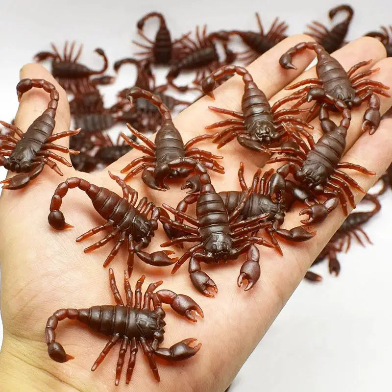Insetti Finti Ragno Millepiedi Scorpione Plastica Bambini