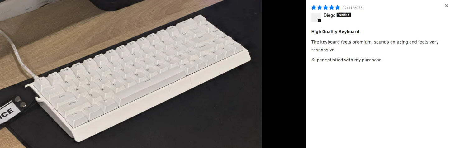 Mchose Ace 68 Tastiera Meccanica Con Interruttore Hall Magnetico Trigger Rapido Programmabile RGB 8K Hz