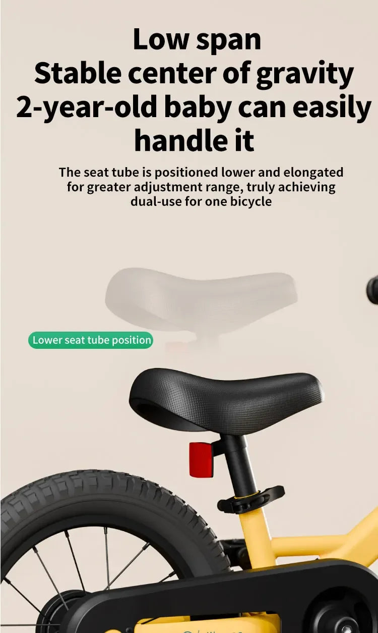 Bici Equilibrio Bambini 2 In 1 Età 2 6 Anni Telaio Alluminio Ruote Da 12 Pollici