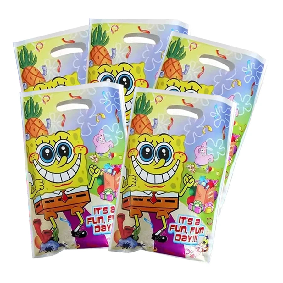 Tema Spongebob Decorazioni Festa Di Compleanno Set Usa E Getta Con Tovaglia Piatti Bicchieri Banner Bomboniere