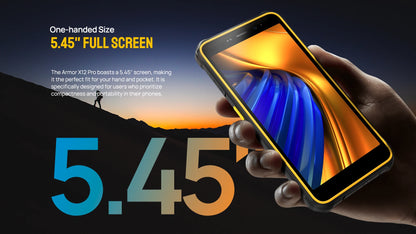 Ulefone Armor X12 Pro,Android 13, fino a 8GB + 64GB ,4860mAh,13MP 5.45 "4G NFC, versione globale, doppio 4G VoLTE,3 Slot per schede