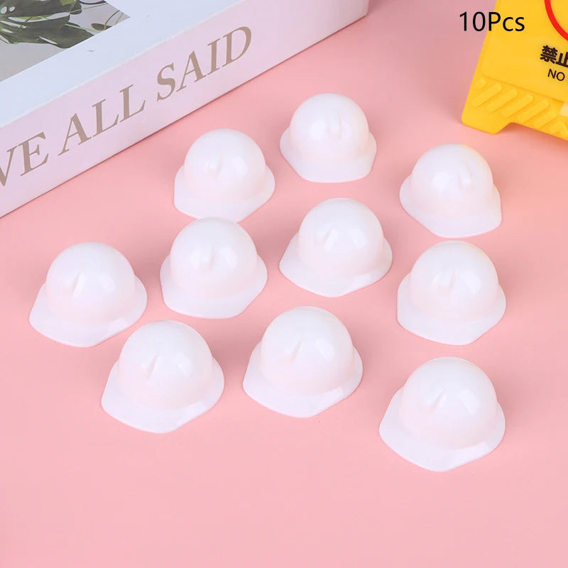 Kit Dieci Caschi Miniatura 1 12 Per Casa Delle Bambole Accessori Di Sicurezza Decorativi
