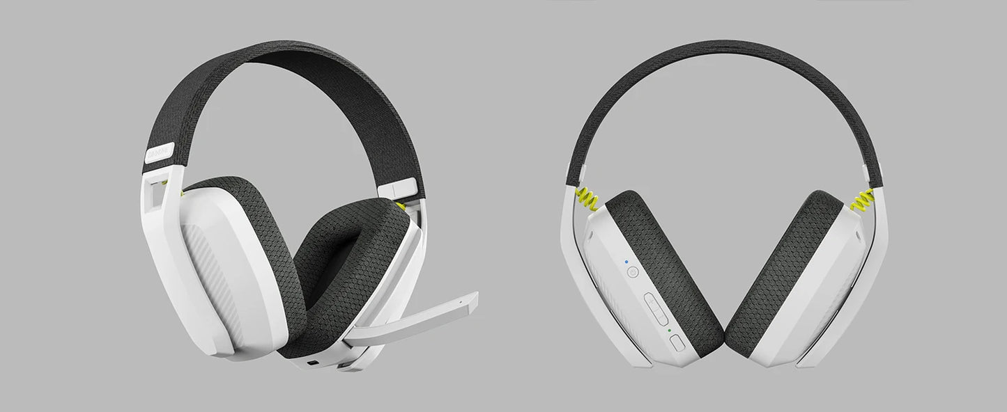 BINNUNE BW06 Cuffie da gioco wireless da 2,4 GHz con microfono per PS5 PS4 PC Mac Playstation Cuffie da gioco Bluetooth con microfono