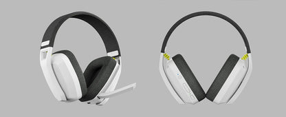 BINNUNE BW06 Cuffie da gioco wireless da 2,4 GHz con microfono per PS5 PS4 PC Mac Playstation Cuffie da gioco Bluetooth con microfono