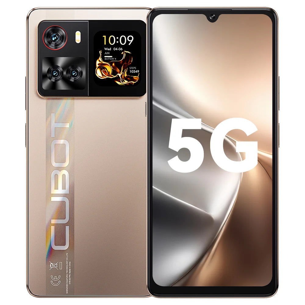 Cellulari Smartphone 5G Cubot X100, Android 15, Dimensity 7025, 6nm, 2.5GHz, schermo da 6.88 pollici 120Hz, 16GB RAM (8GB+8GB estesi), 256GB ROM, fotocamera da 64MP, batteria da 5100mAh, telefoni 5G, NFC telefono, GPS
