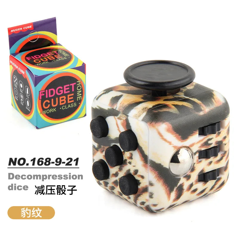 Dadi Di Decompressione Fidget Monocolore Per Sollievo Dallo Stress Rilascio Ansia Adulti E Bambini